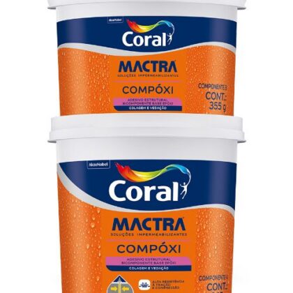 ADESIVO ESTRUTURAL COMPOXI 1Kg CORAL MACTRA