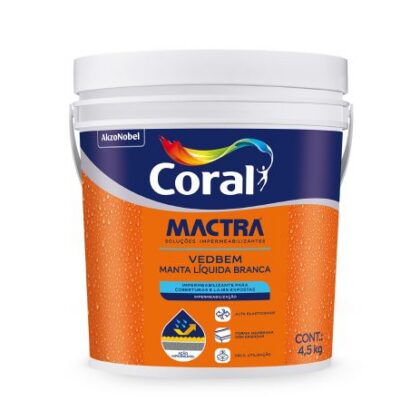 MANTA LIQUIDA BRANCA VEDBEM 4,5Kg CORAL MACTRA
