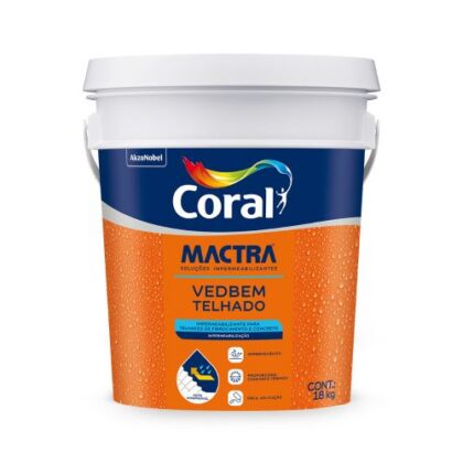 VEDBEM TELHADO 18Kg CORAL MACTRA