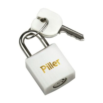 CADEADO PILLER COR BRANCO ZAMAC 20mm