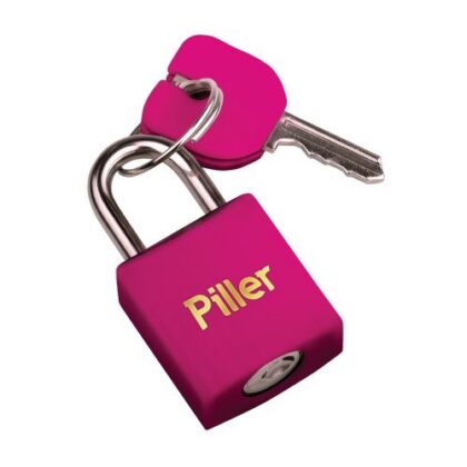 CADEADO PILLER COR ROSA ZAMAC 20mm