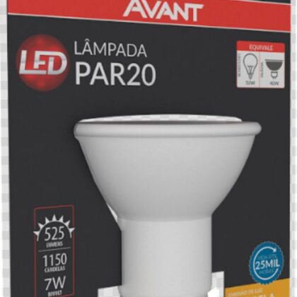 LAMP LED PAR20 7W 2700K BIVOLT-MK525-E AVANT