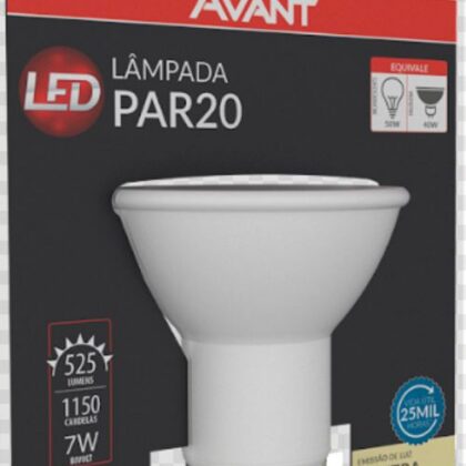 LAMP LED PAR20 7W 4000K BIVOLT-MK525-E AVANT