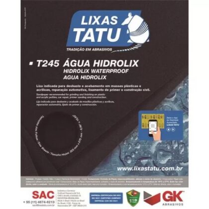 LIXA DAGUA 220 HIDROLIX TATU(50)