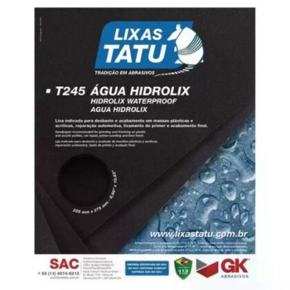 LIXA DAGUA 280 HIDROLIX TATU(50)