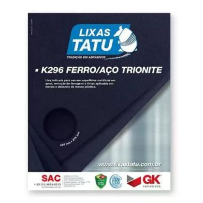 LIXA FERRO 040 TRIONITE TATU(25)
