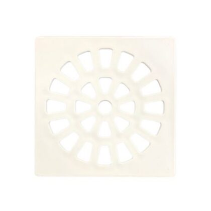 GRELHA PVC QUAD BRANCA 100 REBOUCAS