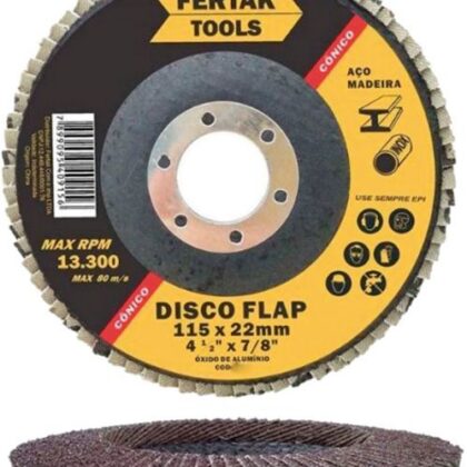 LIXA FLAP DISCO 4,5 RETO GR 080 FERTAK