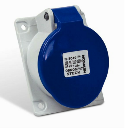 TOMADA EMB NEWKON 3P+N+T 32A 200/250V 9H AZ N5249