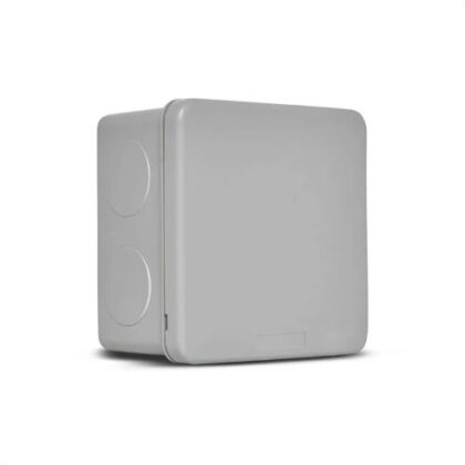 CAIXA PASSAGEM 80x80x51.5mm  S/EMBUTES SSX088 STECK