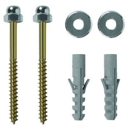 PARAFUSO FIX VASO B08x70mm LATONADO CA(2) LUPA