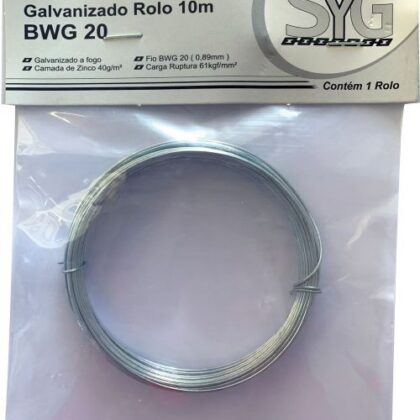 ARAME GALVANIZADO BWG 14 (10m) SYG