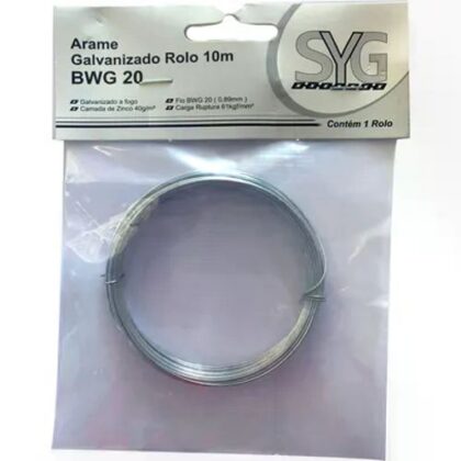 ARAME GALVANIZADO BWG 20 (10m) SYG