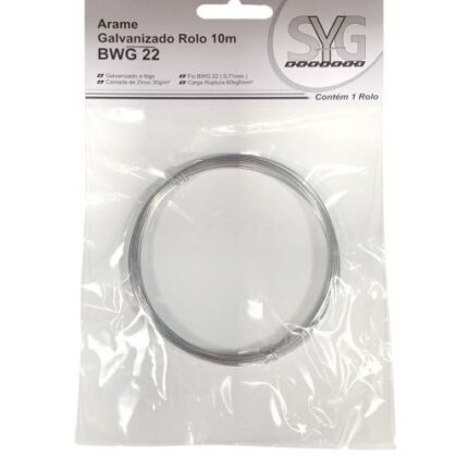 ARAME GALVANIZADO BWG 22 (10m) SYG