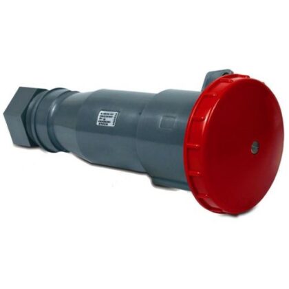 TOMADA ACOPLA BRASIKON 3P+T 63A 380/440V 6H VM IP67 S4556